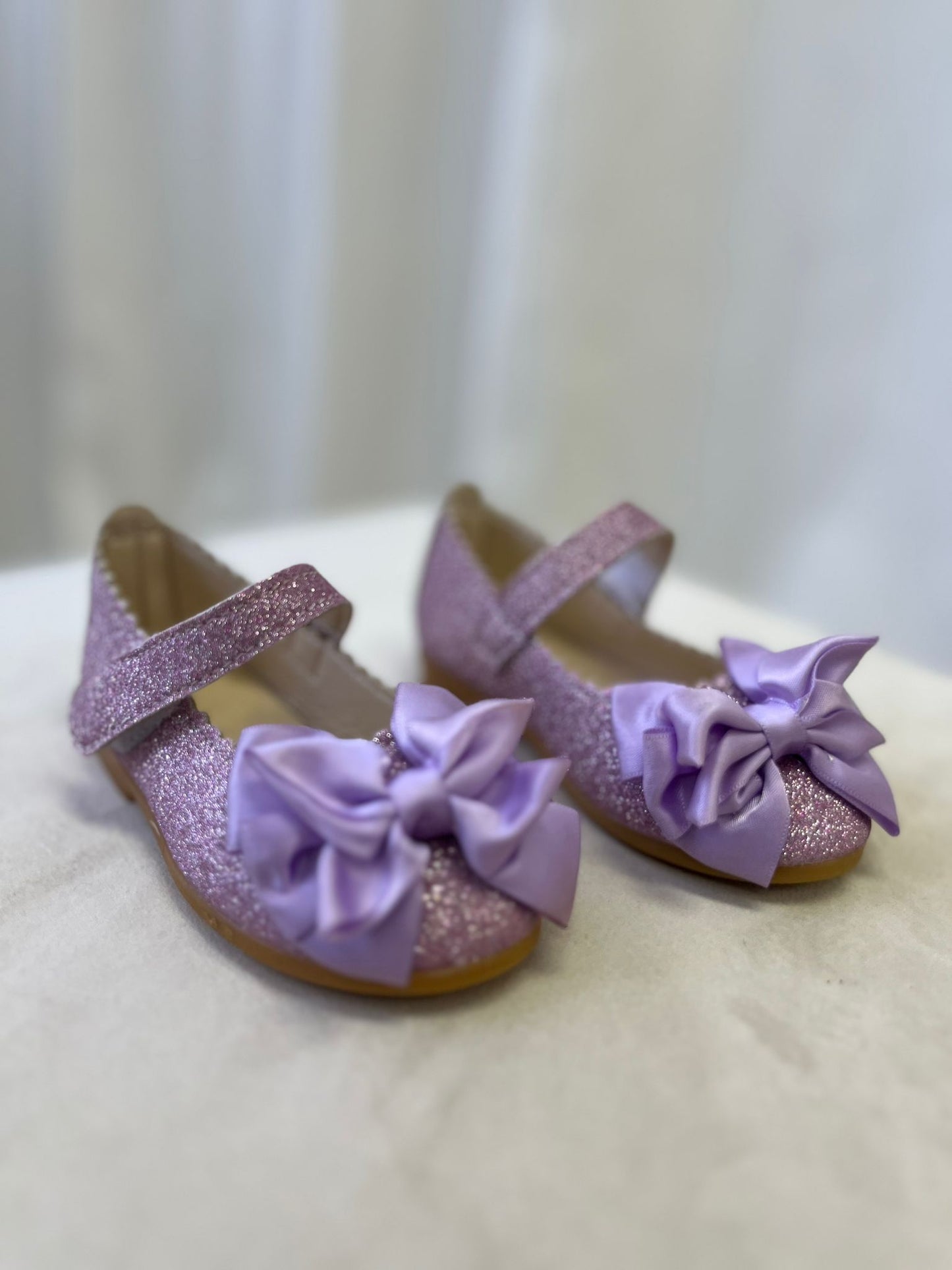 Ballerina's paars glitters