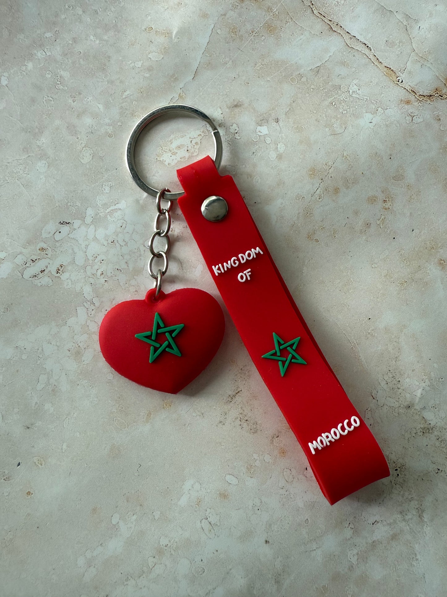 Sleutelhanger Marokko hart
