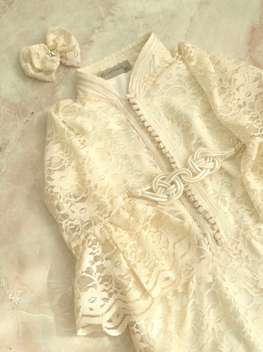 Caftan Sanae soft white