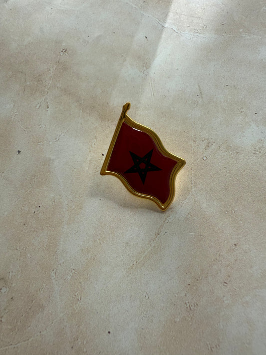 Pin speldjes Marokkaanse vlag